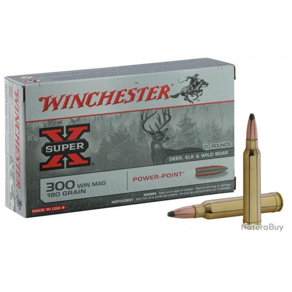 Munitions Winchester cal . 300 Win Mag - grande chasse Balle Power Max Bonded