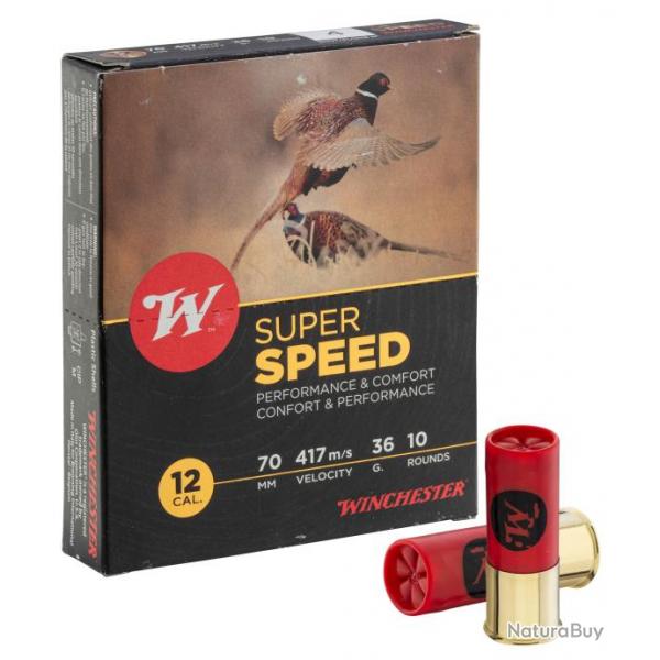 Cartouches Winchester Super Speed G2 - Cal. 12/70 SPEED, culot de 20, N0