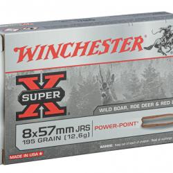 Cartouches Grande Chassse Winchester 8 x 57 JRS Power Point 8x57 JRS Power Point 195 gr