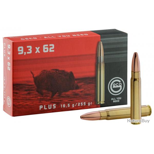 Munitions de grande chasse Geco 9.3 x 62 GECO, CAL 9,3X62