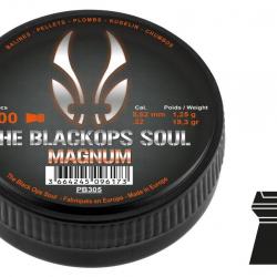 Plombs The Black Ops Soul MAGNUM Cal. 5,5 mm PLOMBS BO The BLACK OPS soul MAGNUM