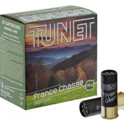 Cartouches TUNET France Chasse 12/70 Plombs 4 à 7 12/70 Plomb n°4