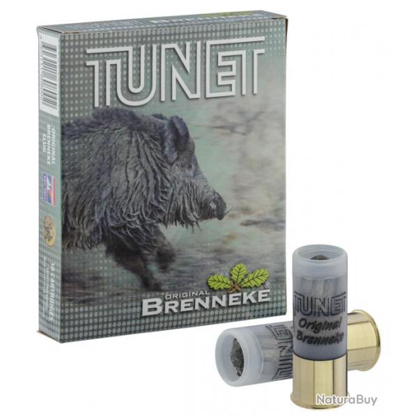 Cartouches de chasse TUNET Brenneke bourre grasse 12/67 12/67 31.5 gr