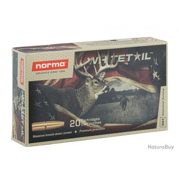 Cartouches de chasse Norma Whitetail 308 Winchester - Bote de 20 308 Winchester Whitetail 180gr