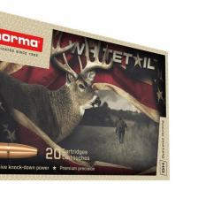 Cartouches de chasse Norma Whitetail 243 Winchester - Boîte de 20 243 Winchester Whitetail 100 gr