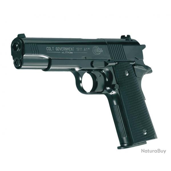 Pistolet Colt Government 1911 noir cal. 4,5 mm Pistolet Colt Government 1911