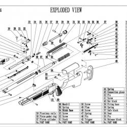 Pièces détachées pour carabine à air BENNING BASE FRONT SIGHT N°9