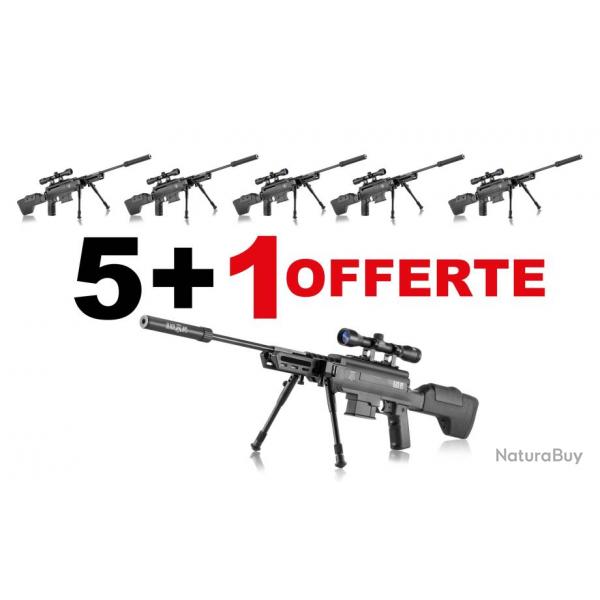 6 Carabines  air comprim Black Ops sniper dont 1 offerte PACK DE 6 CARABINES BLACK OPS