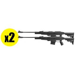 Pack Carabine à air tactique break barrel PENDLETON (x2) PACK X2 PENDLETON AIR RIFLE CAL 4.5 19.9J B