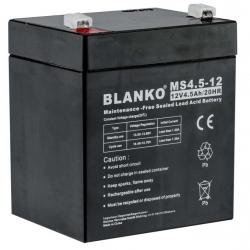 Batterie rechargeable MS4,5-12 12 volts pour agrainoir gamme feeder Batterie MS4 12 volts - 4,5 Ah