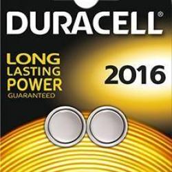 Piles CR2016 3 volts - Duracell CR2016