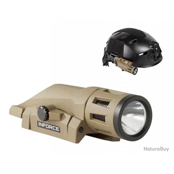 Lampe tactique pour casque INFORCE HML Noir