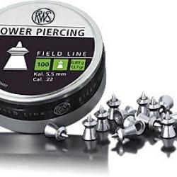 Plomb RWS Power Piercing cal.5.5 0.89g 13.7gr par 100