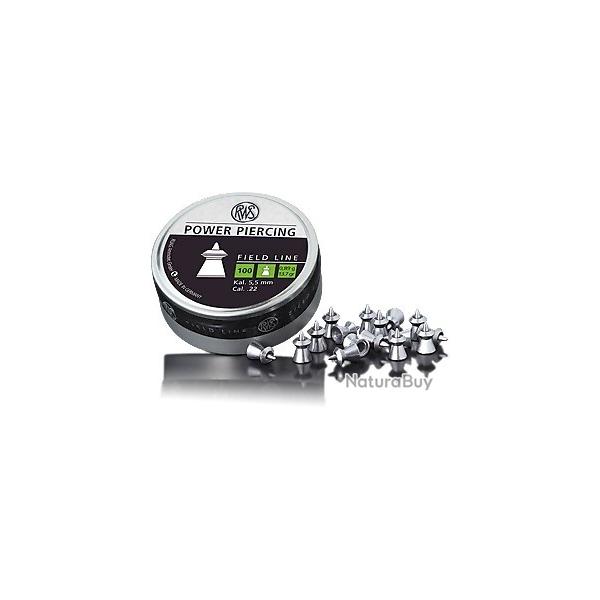 Plomb RWS Power Piercing cal.5.5 0.89g 13.7gr par 100