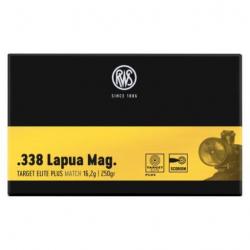 BALLE RWS CAL.338 LAPUA MAGNUM TARGET ELITE PLUS MATCH 16.2G 250GR PAR 60