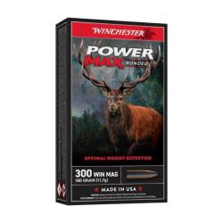 20 Cartouches Winchester cal. 300 Win Mag Power Max 180 GR