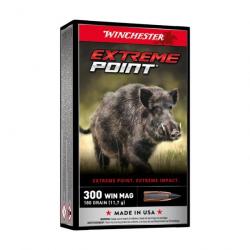 20 Cartouches Winchester cal. 300 Win Mag Extreme Point 180 GR