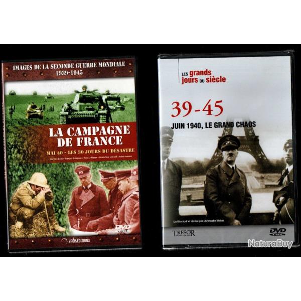 la campagne de france 1940 2 dvd blitzkrieg, dunkerque , nord et somme