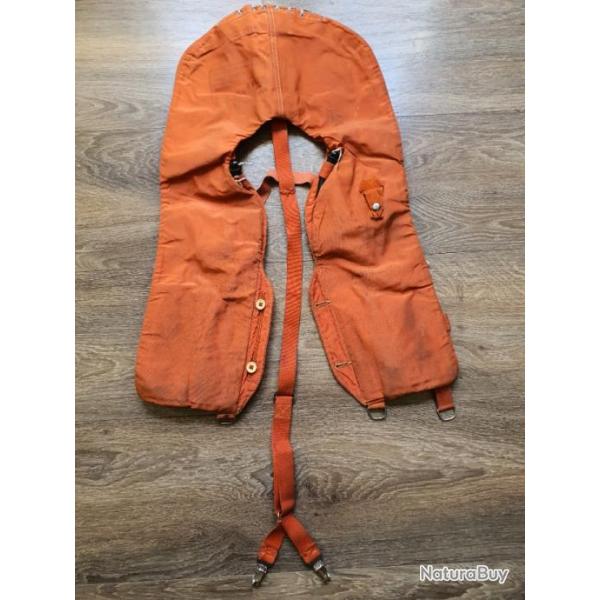Gilet sauvetage Aerazur type 17 aviation aronautique aronavale  pilote