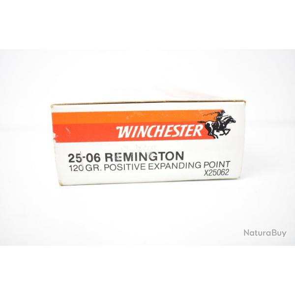 1 boite de balles winchester 25-06 remington