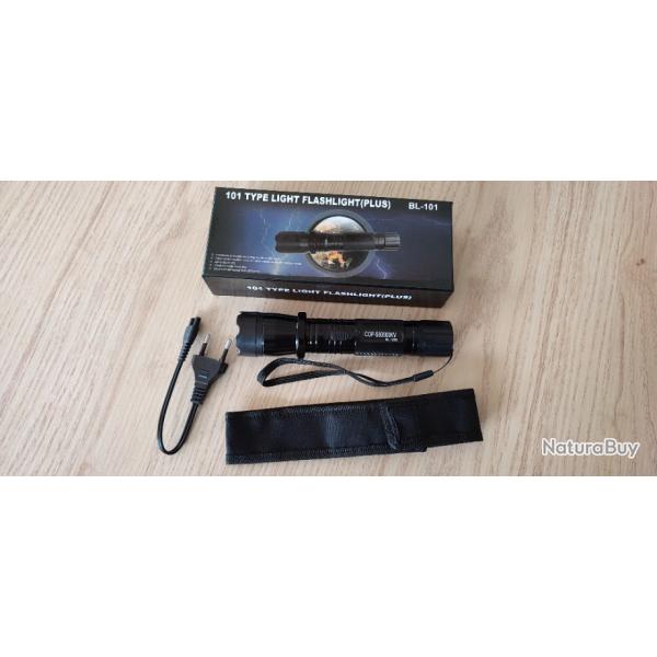 lampe torche taser rechargeable 1 000 000V