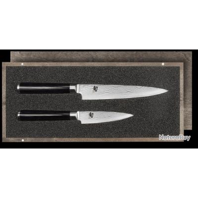 Kai DMS-210 Shun Classic Set couteaux DM-0700 + DM-0701 - Couteaux de ...