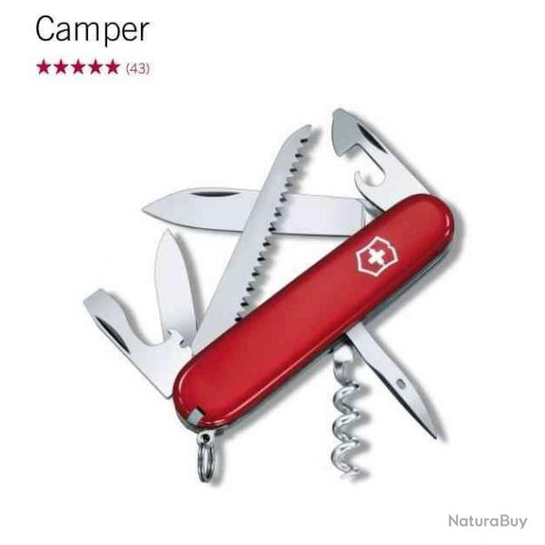 Victorinox 1.3613 Camper Officier Rouge 13 fonctions