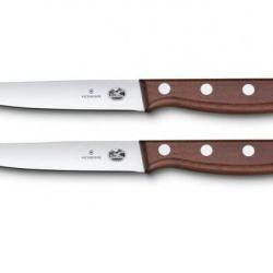 Victorinox 5.1120.2G Set couteaux à steak Wood, 2 pièces