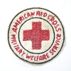 Copie patch US USA WW2 AMERICAN RED CROSS MILITARY WELFARE SERVICE