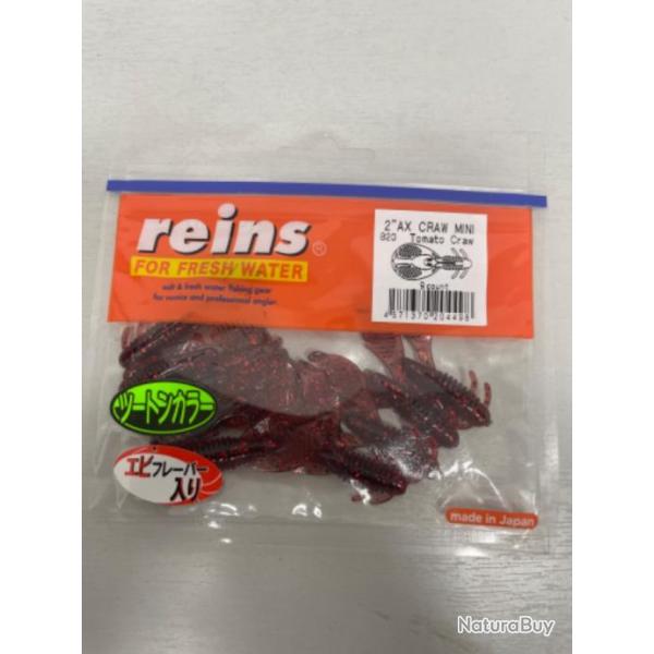 !! LEURRE REINS 2' AX CRAW MINI COL TOMATO CRAW