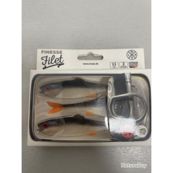 !! LEURRE LMAB FINESSE FILET 11cm COL ROACH