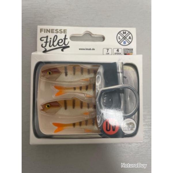 !! LEURRE LMAB FINESSE FILET 7cm COL PERCH