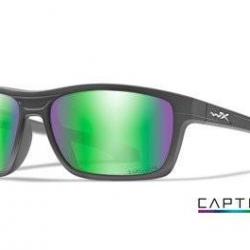 Lunette Wiley X Kingpin Cap Green Mirror Matt Graphite Frame