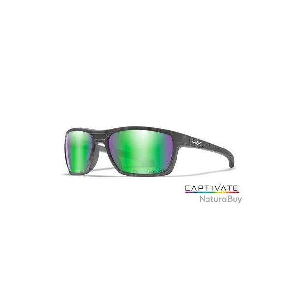 Lunette Wiley X Kingpin Cap Green Mirror Matt Graphite Frame