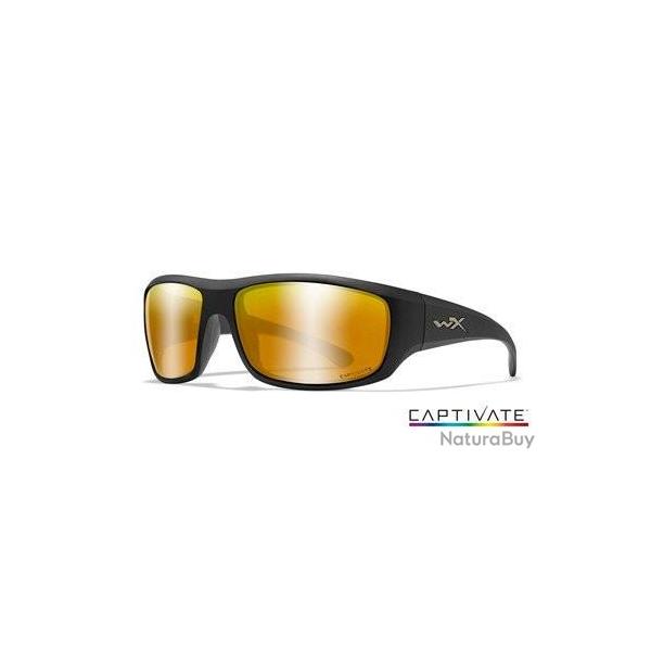 Lunette Wiley X Omega Polarisante Captivate Bronze Mirror / Matte Black Frame