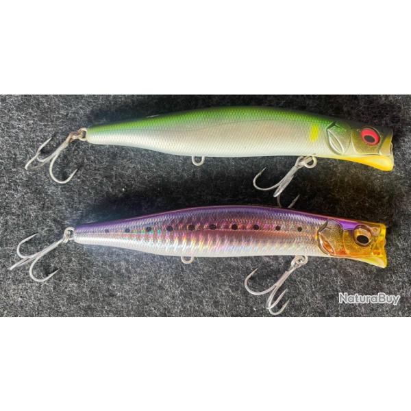 Lot de 2 Leurres Flottant Megabass Kagelou 124F - 12 cm