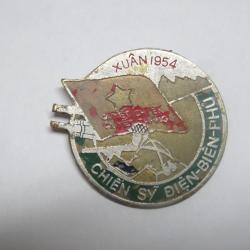 296) lot , rare insigne viet - vietminh = dim bien phu