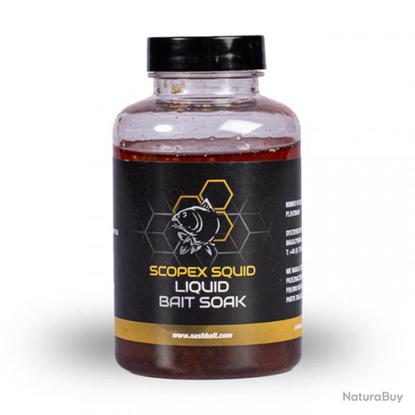 Liquid Bait Soak NASH Scopex Squid