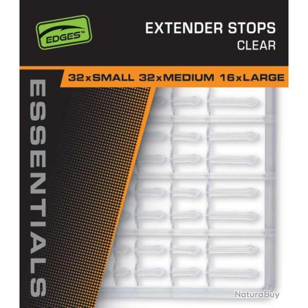 Stop Bouillettes FOX Edges Extender Stops Clear