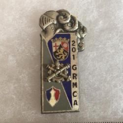 FRANCE MATÉRIEL Insigne  201° G.R.M.C.A Groupe Réparation Matériel Corps Armée