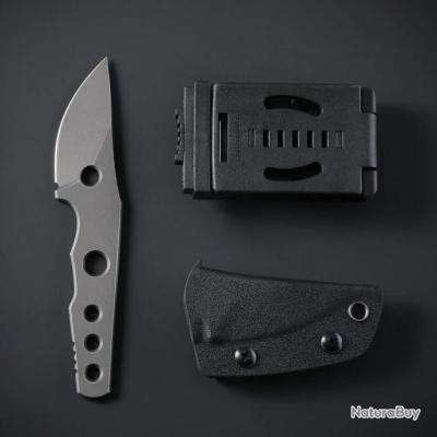 Couteau de Cou CIVIVI Vaquita II Black Lame Kukri Acier Nitro-V Manche