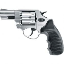 Revolver à blanc RG 89 (Modèle: stainless / plaquettes caoutchouc, Calibre: 9mm RK)