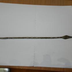 lance deux pointes origine Congo époque coloniale 55 cm