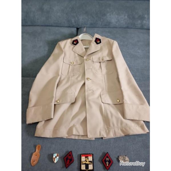 Veste uniforme franais 1966