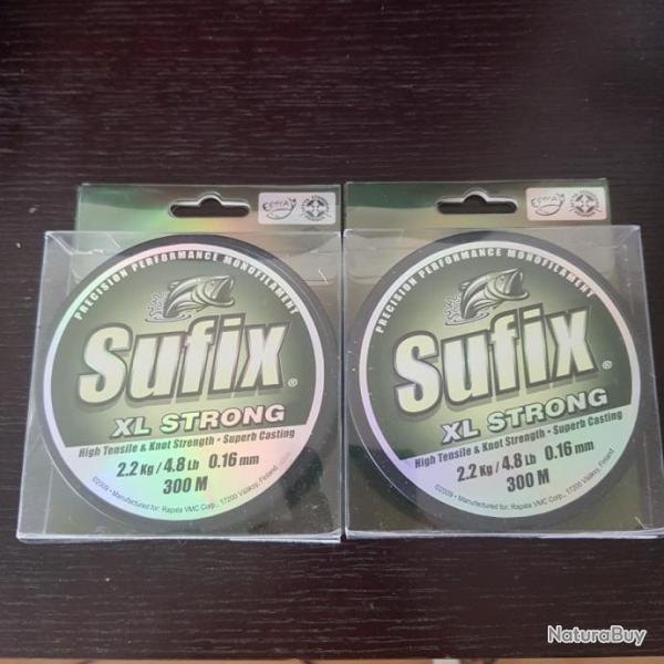 Nylon Sufix XL STRONG 0.16mm 300M X2