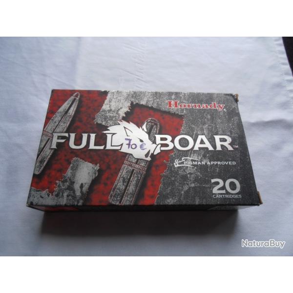 balles hornady 300 win mag GMX full boar