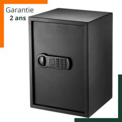 Coffre fort pour arme de poing - Acier - Noir - Garantie 2 ans - Livraison rapide