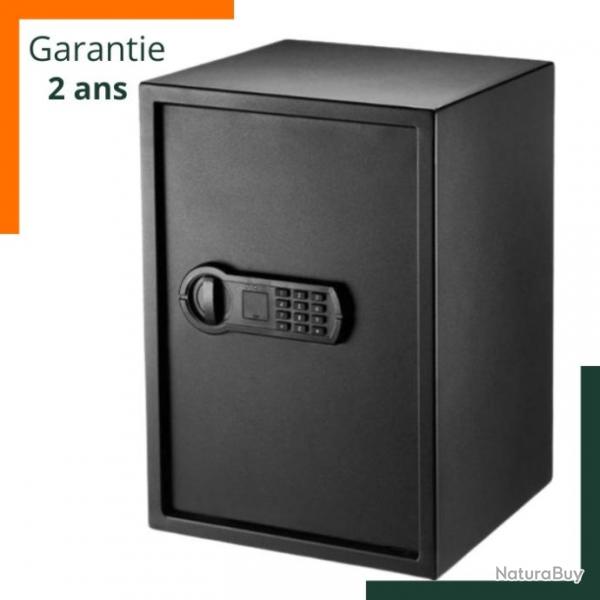 Coffre fort pour arme de poing - Acier - Noir - Garantie 2 ans - Livraison rapide