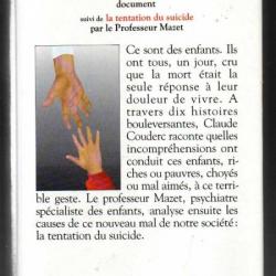 mourir à 10 ans de claude couderc suivi de la tentation du suicide par professeur mazet