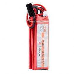 3 sticks batterie Lipo 3S 11.1V 25C - 1500 mAh